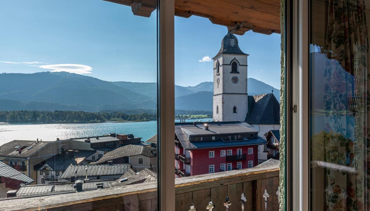 Aberseeblick Pension Ellmauer Saint Wolfgang Buitenkant foto