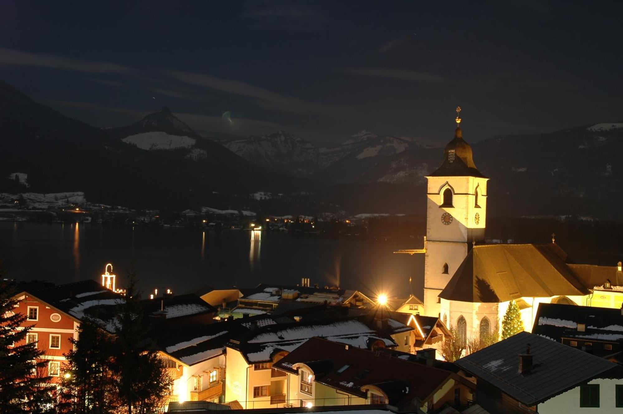 Aberseeblick Pension Ellmauer Saint Wolfgang Buitenkant foto
