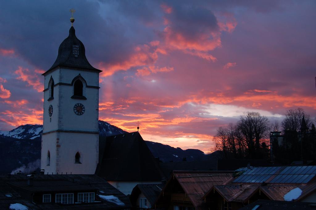 Aberseeblick Pension Ellmauer Saint Wolfgang Buitenkant foto